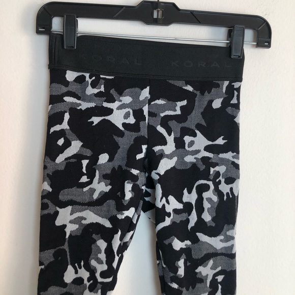 Koral Knockout High Rise Cropped Camo Leggings - Picture 6 of 11